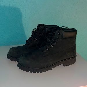 Timberland black boots!